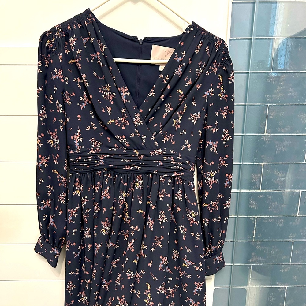 Gal Meets Glam Floral Navy Dress